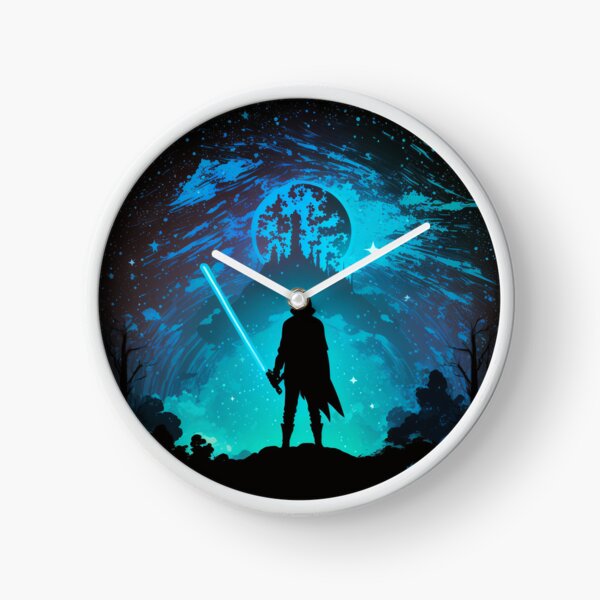 Star wars 2024 lightsaber clock