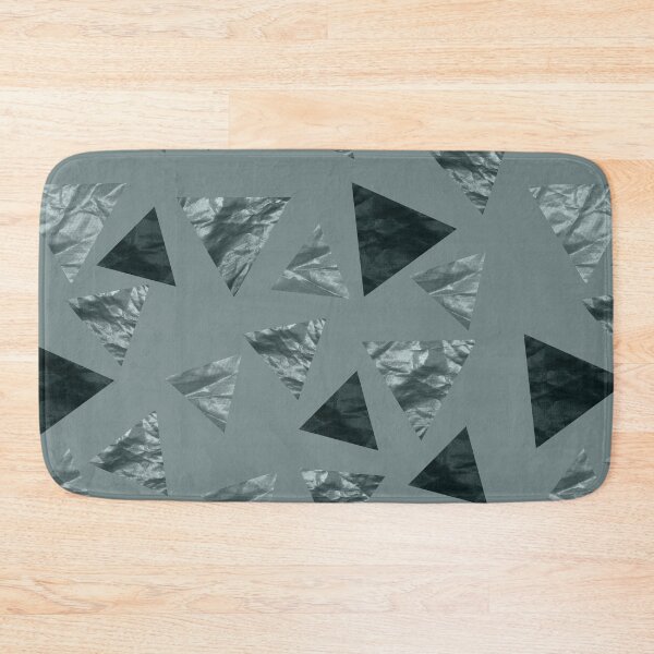 Item preview, Metallic Triangle design Geometric Abstract art work with triangles designed and sold by Thilaniz.