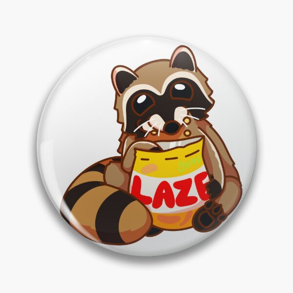 Artikelvorschau, Waschbär, der Chips isst entworfen und verkauft von LuciPhoenix.