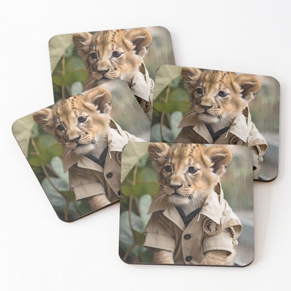 Aperçu de l'œuvre Un mignon petit lion habillé créée et vendue par RoseShop2093.