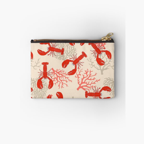 Item preview, Coastal Red Lobsters and Coral Pattern designed and sold by HotHibiscus.