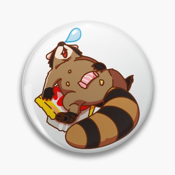 Item preview, Sleepy and Stuffed Raccoon designed and sold by LuciPhoenix.