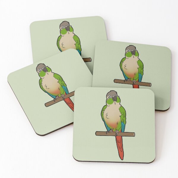 Item preview, Green Cheeked Conure designed and sold by TinyDino-Aviary.