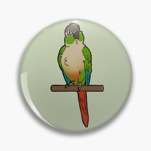 Item preview, Green Cheeked Conure designed and sold by TinyDino-Aviary.