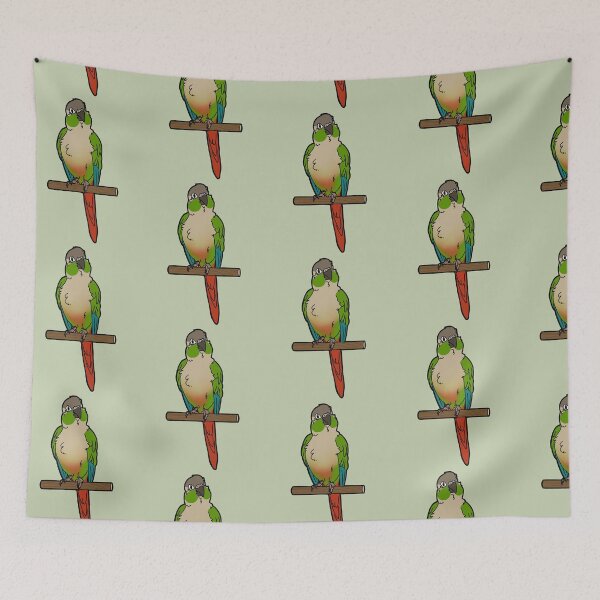 Item preview, Green Cheeked Conure designed and sold by TinyDino-Aviary.