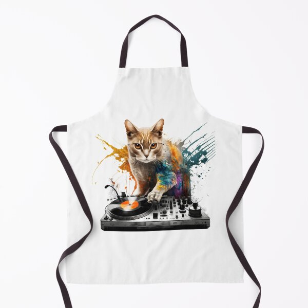 Item preview, DJ Cat Playing Music designed and sold by ekachar.