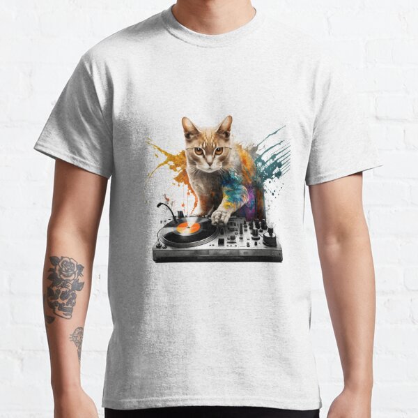 Cat dj hot sale shirt