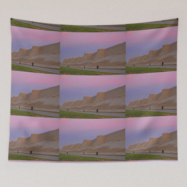 Item preview, Uzbekistan. Khiva. City Walls at Sunrise, designed and sold by vadim19.