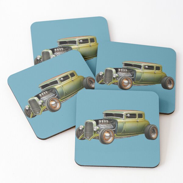 Item preview, 1930s Hotrod Custom Sports Car Illustration designed and sold by Paninato.