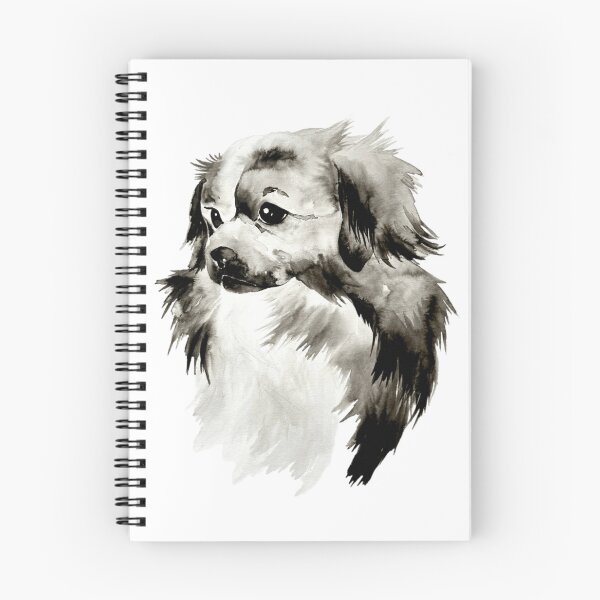 Item preview, Beautiful Ink Drawing/ Painting of Tibetan Spaniel designed and sold by Monica C. Webster.
