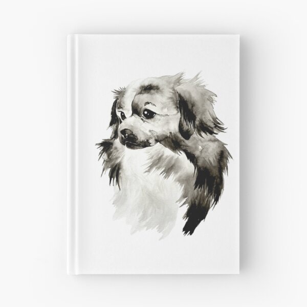 Item preview, Beautiful Ink Drawing/ Painting of Tibetan Spaniel designed and sold by Monica C. Webster.