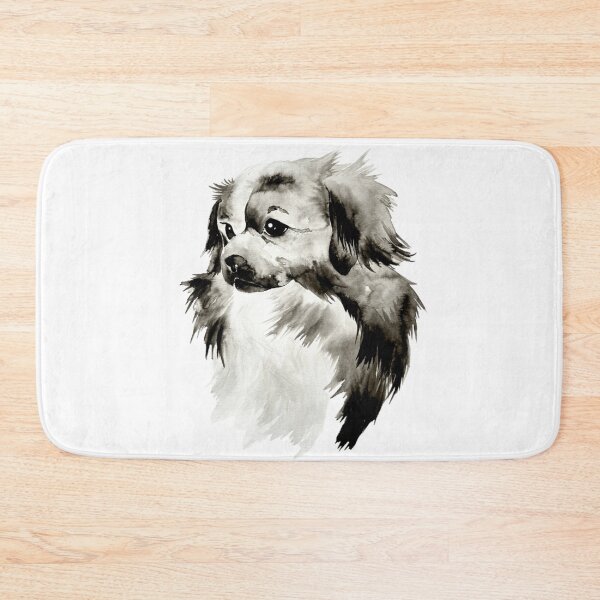 Item preview, Beautiful Ink Drawing/ Painting of Tibetan Spaniel designed and sold by Monica C. Webster.