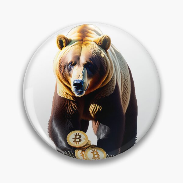 Item preview, Grizzly Bear with Bitcoins BTC 2023 designed and sold by T3goods.