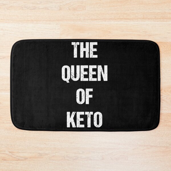 Item preview, The Queen Of Keto White Text Based Design designed and sold by CGSGraphics.