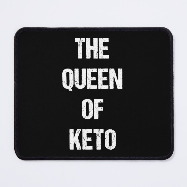 Item preview, The Queen Of Keto White Text Based Design designed and sold by CGSGraphics.