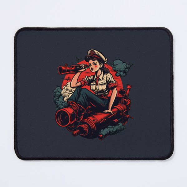 Item preview, American Traditional Sailor Jerry Girl Nautical designed and sold by MerikDigital.