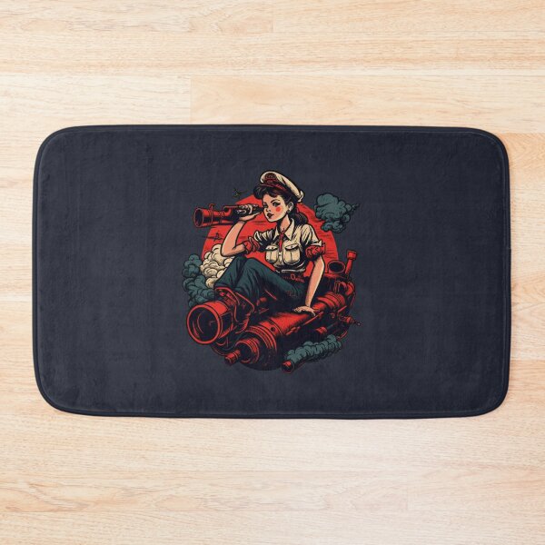 Item preview, American Traditional Sailor Jerry Girl Nautical designed and sold by MerikDigital.