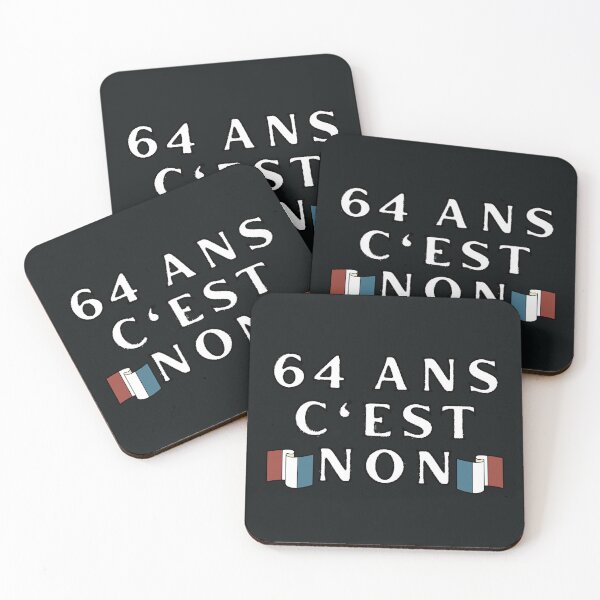 Artikelvorschau, 64 Ans Cest Non - Protestation Française 2023 entworfen und verkauft von ViewerEqualsPhoton.