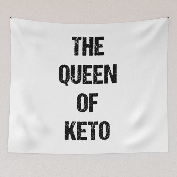 Item preview, The Queen of Keto Text Based Design designed and sold by CGSGraphics.