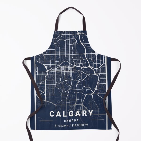 Item preview, Blueprint City Map of Calgary Canada Line art designed and sold by More than Myriad.