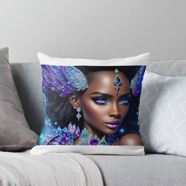 Item preview, Beautiful Fantasy Art: Crystal Moon Goddess, Gem Goddess, Celestial Goddess designed and sold by SerenityOracle.