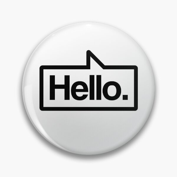 Item preview, Hello - Talking Shirt (Black) designed and sold by Justin Ellis.
