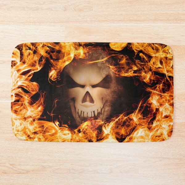Item preview, Skull emerges from the flames designed and sold by Lefteris Betsis.