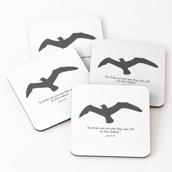 Item preview, Flying free - John 8:36 designed and sold by Peder Olai Langegard.