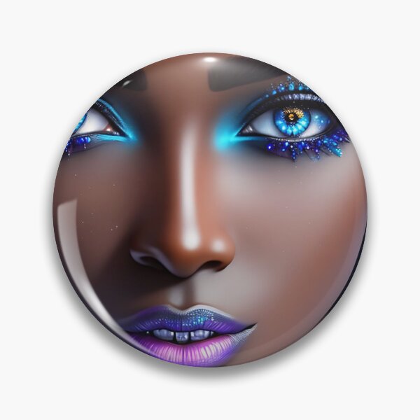 Item preview, Beautiful Fantasy Art: Crystal Moon Goddess, Gem Goddess, Celestial Goddess designed and sold by SerenityOracle.