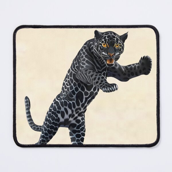 Item preview, Black Jaguar in Fighting Pose designed and sold by AuroraSpringer.