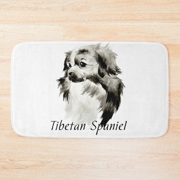 Item preview, Beautiful Ink Drawing/ Painting of Tibetan Spaniel with Title designed and sold by Monica C. Webster.