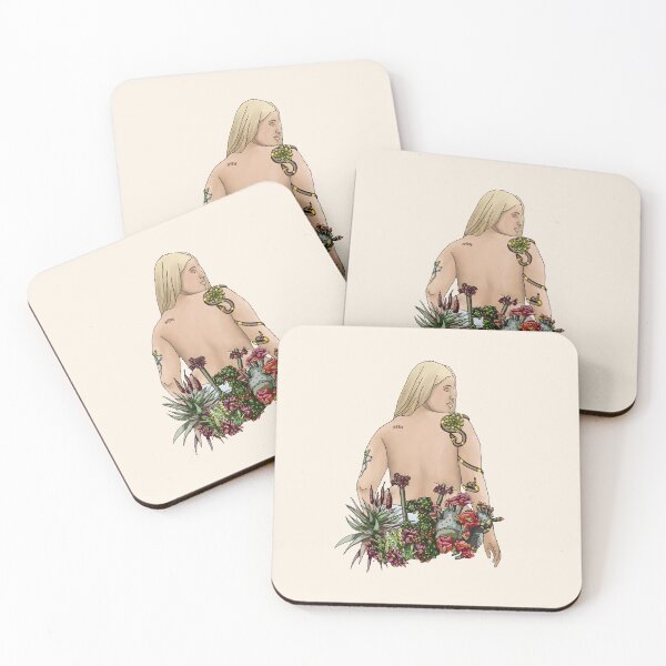 Item preview, Everything is connected - botanical portrait of a woman designed and sold by cnstantina.