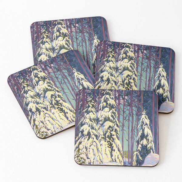 Item preview, Winter Sunrise by Lawren Stewart Harris designed and sold by TheRedVineyard.