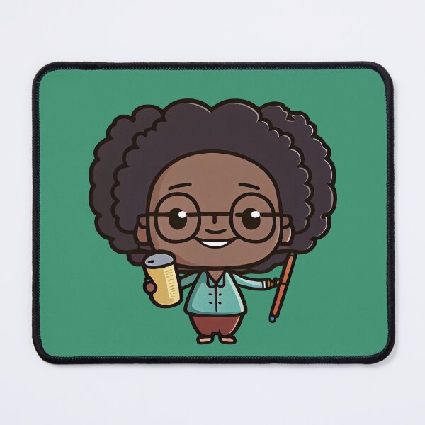 Item preview, Cute African American Teacher designed and sold by schizarty.