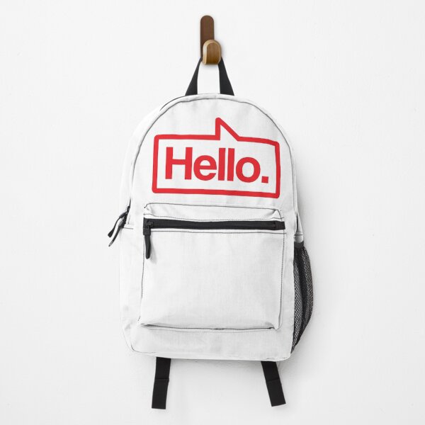 Item preview, Hello - Talking Shirt (Red) designed and sold by Justin Ellis.