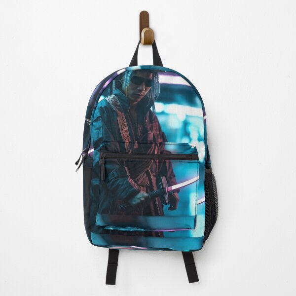 Item preview, Unleash Your Inner Samurai with this Cyberpunk Art Portrait designed and sold by CreationP.