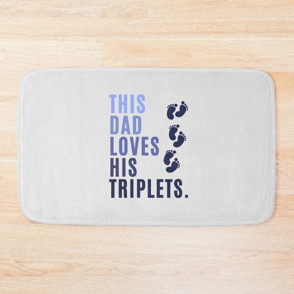 Item preview, This Dad Loves His Triplets designed and sold by karolaan.