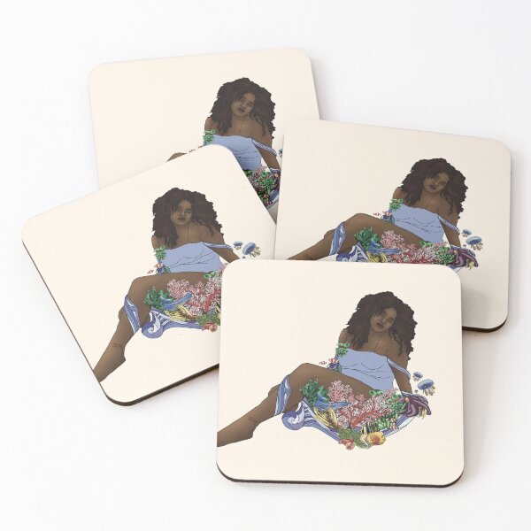 Item preview, Everything is connected - botanical portrait of a woman designed and sold by cnstantina.
