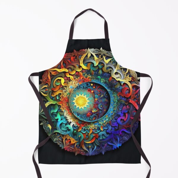 Item preview, colored mandala by -AI designed and sold by haneen15.