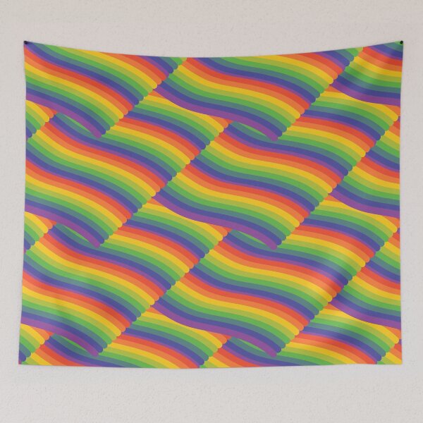 Item preview, 3D rainbow pattern, rainbow colorful, pride month festival, LGBTQ designed and sold by Pattrenonly.