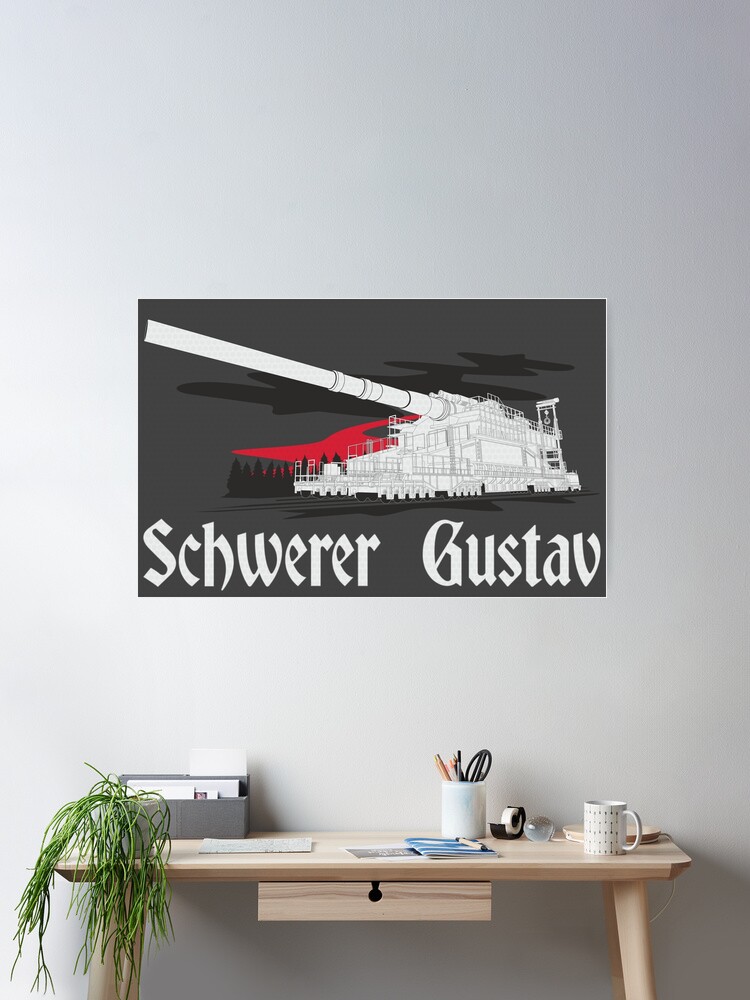 German super-heavy gun Dora Poster for Sale by FAawRay