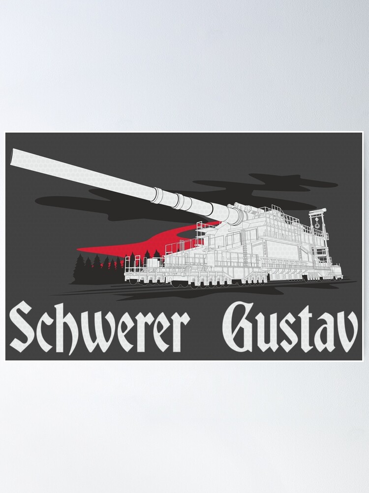 German super-heavy railway gun Schwerer Gustav (Dora) - World War