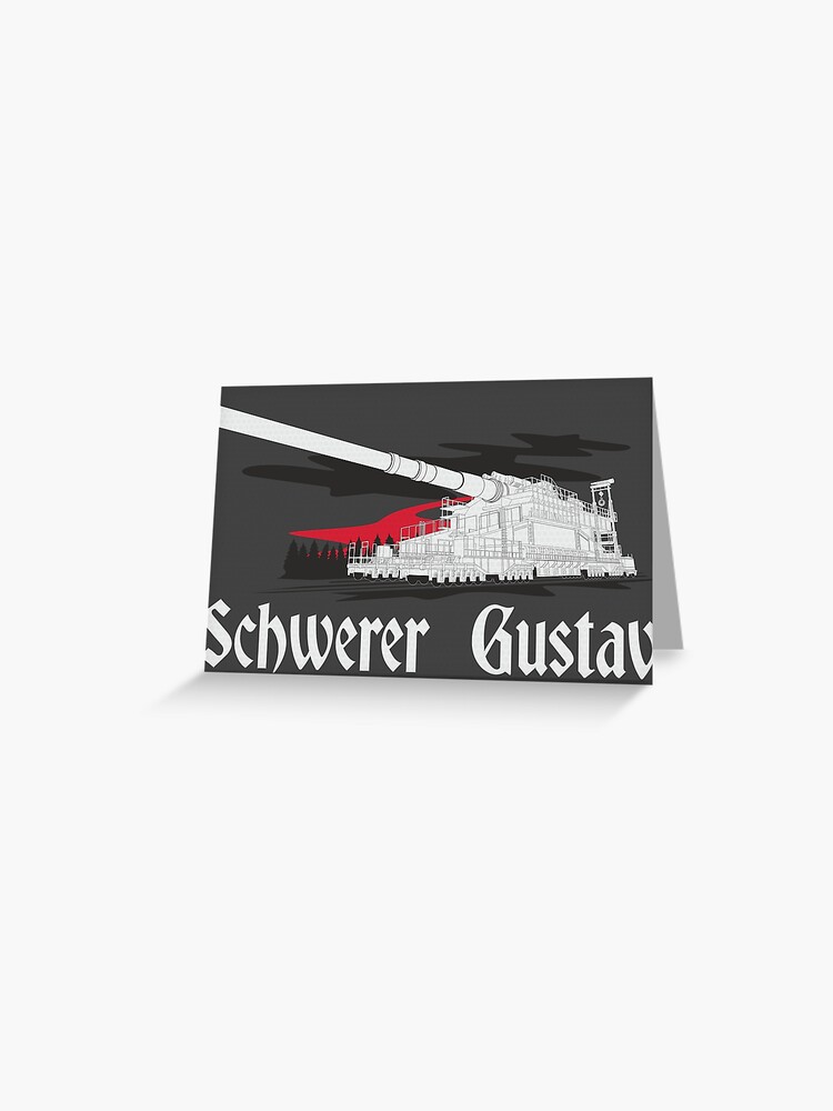 German super-heavy railway gun Schwerer Gustav (Dora) Poster for