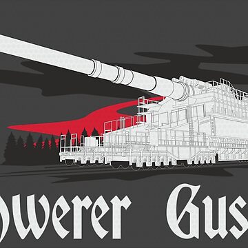 German super-heavy railway gun Schwerer Gustav (Dora) | Poster