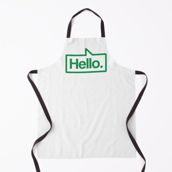 Item preview, Hello - Talking Shirt (Green) designed and sold by Justin Ellis.