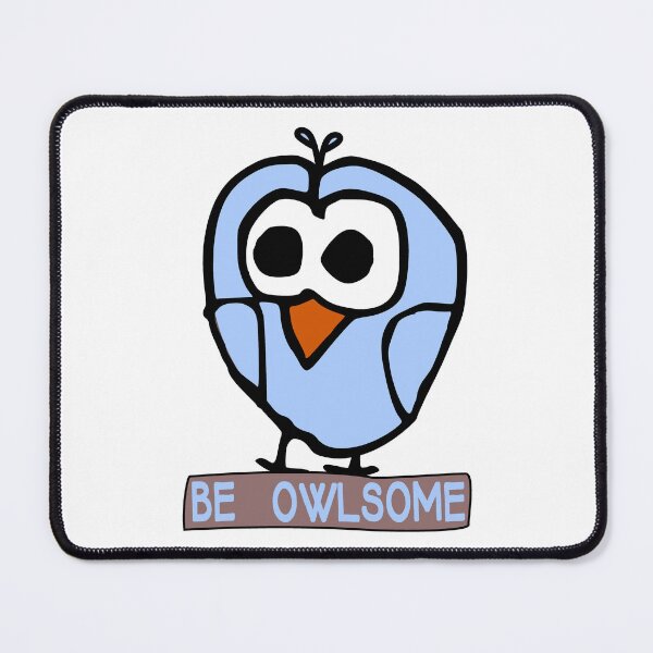 Item preview, Be Owlsome Blue designed and sold by Lrtheurer.
