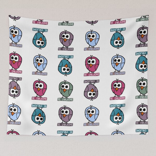 Item preview, Be Owlsome Blue designed and sold by Lrtheurer.