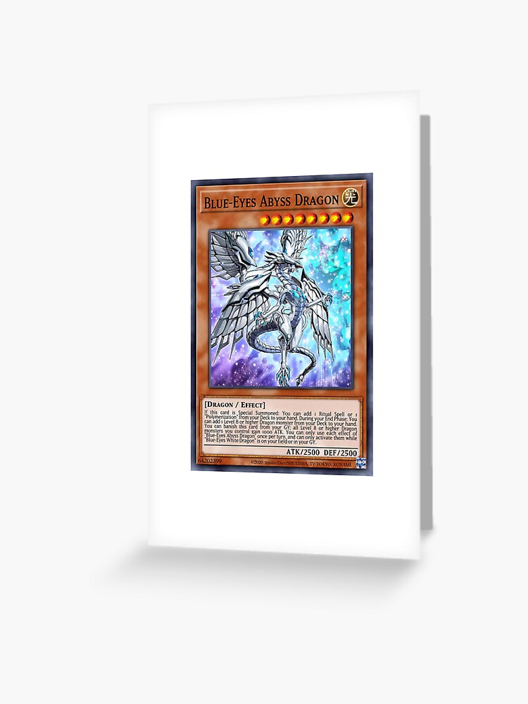 Blue-Eyes Abyss Dragon" Greeting Card for Sale by GloriaKelly2 | Redbubble