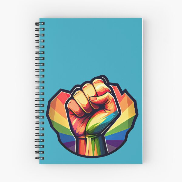 Item preview, LGBTQ pride - rainbow fist designed and sold by schizarty.