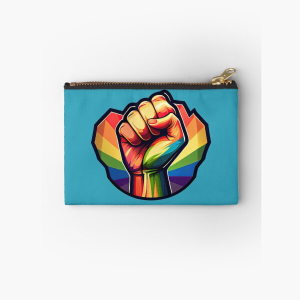 Item preview, LGBTQ pride - rainbow fist designed and sold by schizarty.